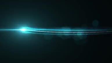 大气粒子光线片头C4DAE模板H18视频的预览图
